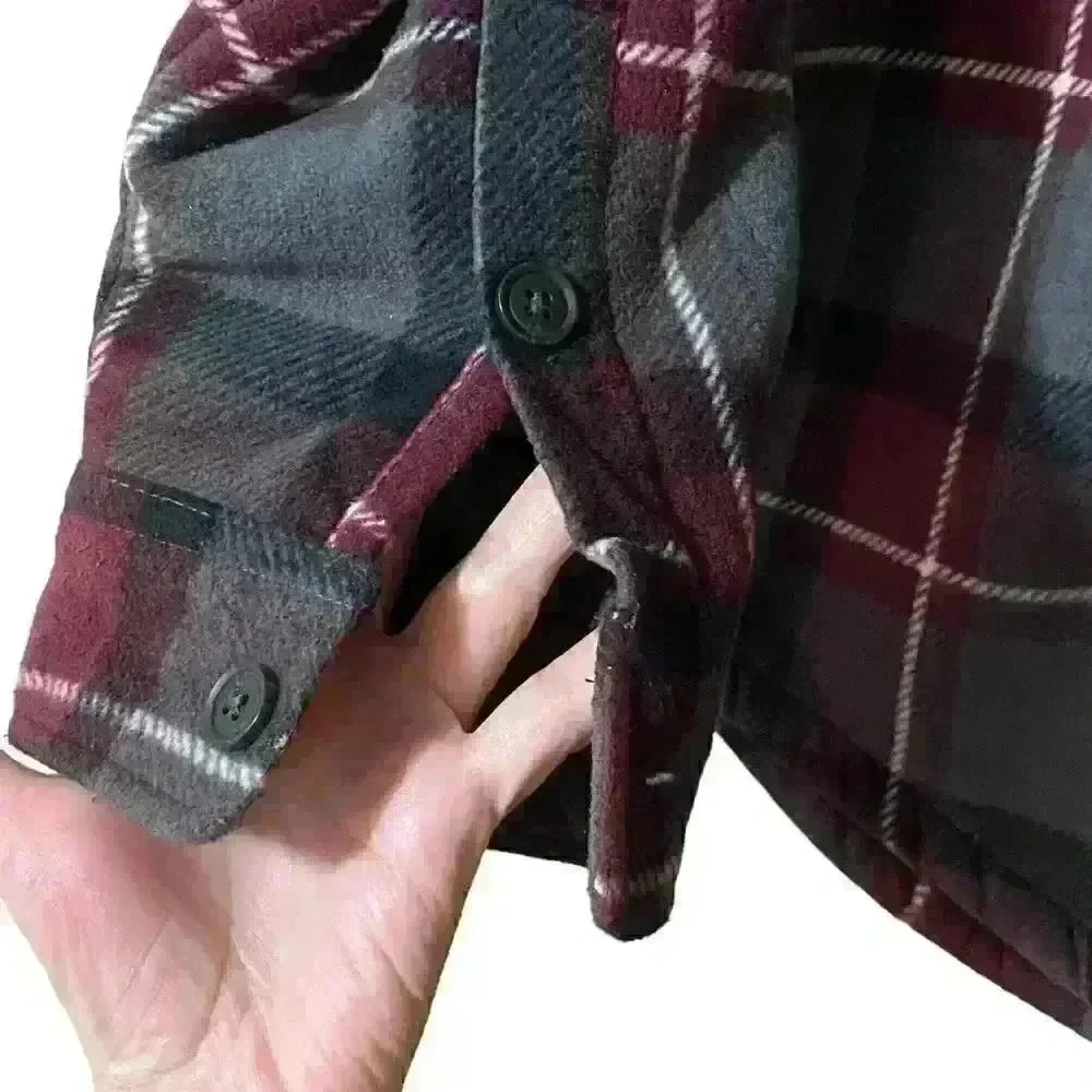 Freedom Foundry Shacket M Plaid Flannel Fleece Lined Outdoorsy Lumberjack Cowboy